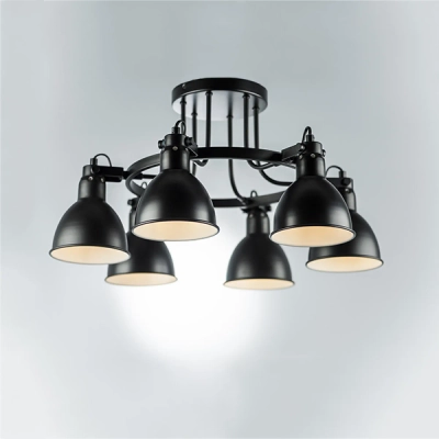 761067 Люстра ACROBATA 6х40W E14 ЧЕРНЫЙ Lightstar