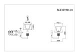 SLE107501-01 Светильник настенный Золотистый/Шампань E14 1*40W