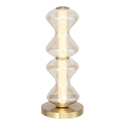 SL6136.214.01 Прикроватная лампа ST-Luce золото/коньячный LED 1*12W 3000K