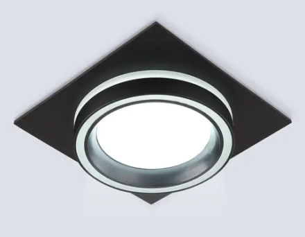 Светильник встраиваемый TU5230 BK черный IP20 GX70 D150*150*52