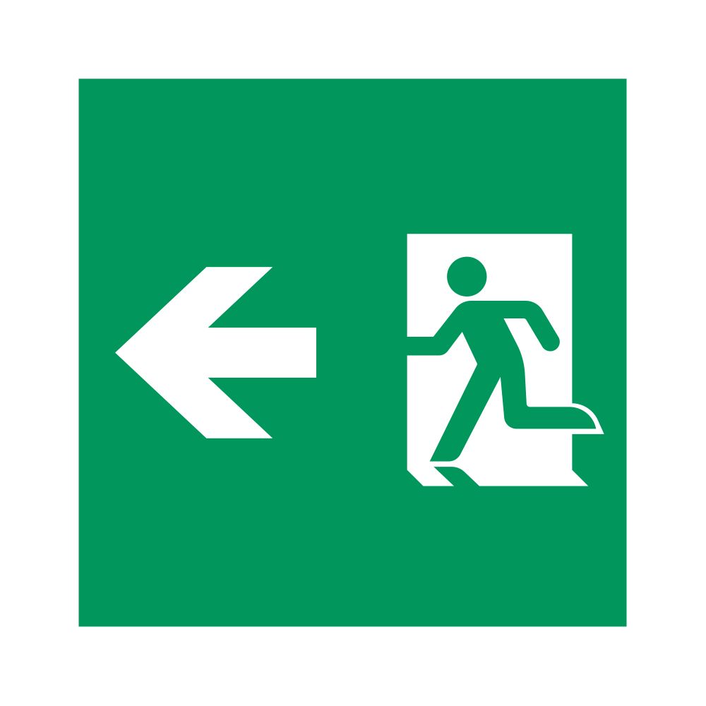 Пиктограмма EMGP-MARK-MA-LEFT (Человек, Влево) (Arlight, Пластик)