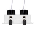 Светильник CL-KARDAN-S180x102-2x9W Day (WH, 38 deg) (Arlight, IP20 Металл, 3 года)