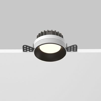 Встраиваемый светильник Okno 3000-4000-6000K 8W 100° IP 44 DL055-8W3-4-6K-TRS-B. TM Maytoni