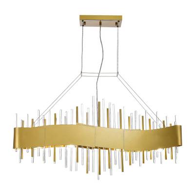 SL1633.213.08 Люстра подвесная ST-Luce Матовое золото/Матовое золото,Прозрачный E14 8*40W