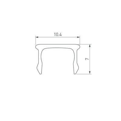 Экран ARH-PLINTUS-FANTOM-3000 Opal (Arlight, Пластик)