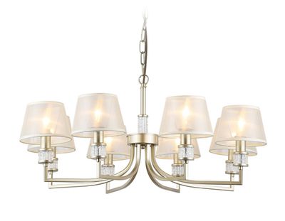 Светильник подвесной LH71217/8 CGD золото E14/8 max 40W D790*750