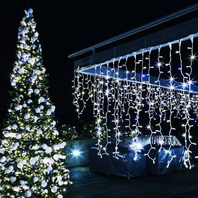 Светодиодная гирлянда ARD-EDGE-CLASSIC-2400x600-WHITE-88LED-STD WHITE (230V, 6W) (Ardecoled, IP65)