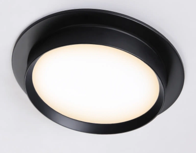 Светильник встраиваемый TN5227 BK черный GX53 D110*35