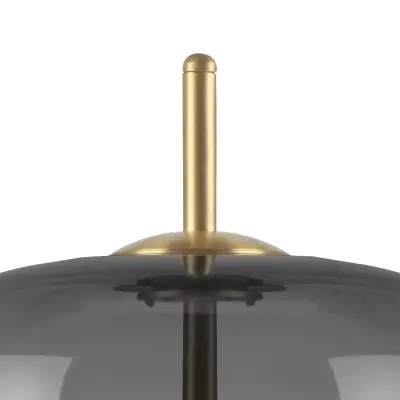 804918 Настольная лампа CUPOLA LED 9W 450LM ЗОЛОТО/ДЫМЧАТЫЙ 3000K Lightstar