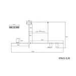 07621-3,20 Люстра Рия черный/бронза w126*6 h85/55/45 GU10 3*10W