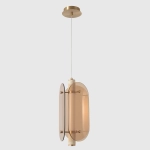 Светильник подвесной Crystal Lux AMARILLO SP18W LED BRASS 0120/218
