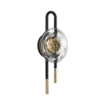 5407/6WL MODERN ODL_EX24 101 черный/золотой/металл/стекло Бра LED 6W 3000K 688Лм MAGNET