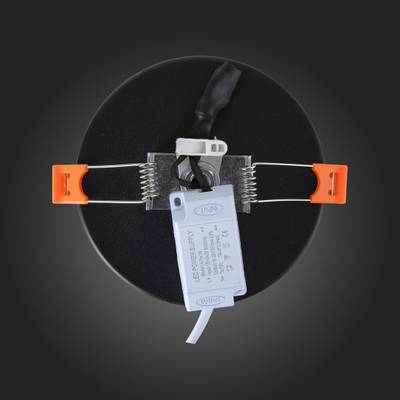 ST104.402.06 Светильник потолочный Черный LED 1*6W 3000K 468Lm Ra&gt;80 120° IP20 D110xH20 170-240V