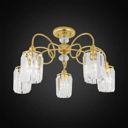 Citilux Синди CL330152 Люстра хрустальная Золото