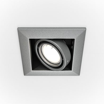 Встраиваемый светильник Metal Modern GU10 1x50Вт DL008-2-01-S. TM Maytoni