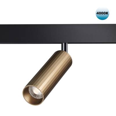 358988 SHINO NT22 161 бронза светлая/черный Трековый светильник для низковольного шинопровода IP20 LED 4000K 15W 48V FLUM