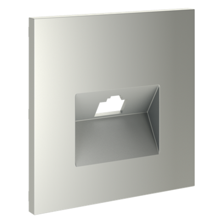 VLS001305 Накладка для розетки компьютерной RJ45 кат.6, S70 (сталь). (ТМ Maytoni)