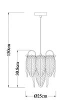 Подвесной светильник Arte Lamp EVIE A4052SP-1SG, 1хE27