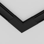 Конектор питания угловой Radity черный, TRA084CL-11B. TM Maytoni