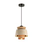 4992/1 PENDANT ODL23 521 св. коричневый/золотой/металл/экокожа Подвес E27 60W KRESSA