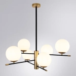 Люстра на штанге Arte Lamp ARKAB A2225LM-6BK, 6хE14