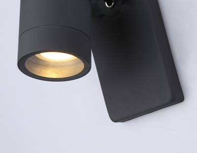 Светильник уличный настенный поворотный архитектурный ST3881 GR серый IP54 GU10 max 35W 140*80*85