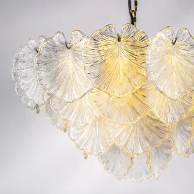 799122 Люстра RETRO 12х8W (led) E14 ЗОЛОТО/ПРОЗРАЧНЫЙ Lightstar