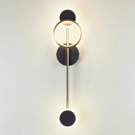 4321/16WL MIDCENT ODL22 347 металл/черный с бронзой Настенный светильник IP20 LED 16W 555Лм 3000K DENZEL