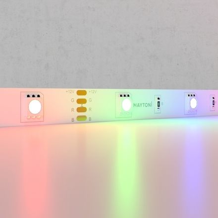 Светодиодная лента 12В 5050 7,2Вт/м RGB 5м IP20, 10126. TM Maytoni