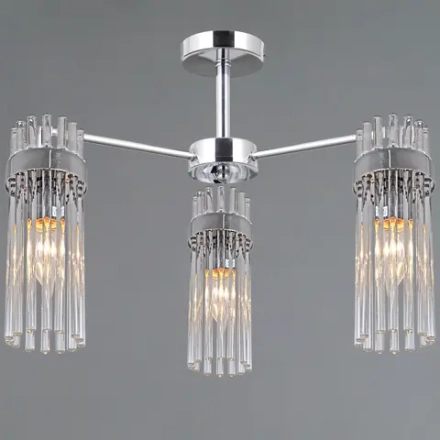 IL0761-3CSQ-25 CR GENOA светильник потолочный ILLUMICO, E14х3