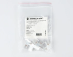 Соединитель угловой L для светодиодной ленты COB 8mm 12/24V (2 конт.) GS6851 (5шт)