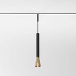 Mini Magnetic Трековый светильник 3W 3000K черный/латунь 85165/01