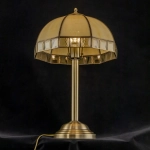 Citilux Шербург-1 CL440811 Настольная лампа витражная Бронза