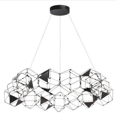 5087/68L L-VISION ODL25 293 черный хром/металл Люстра LED 68W 4000K 3740Лм TRELLIS