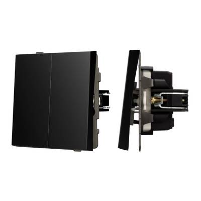 Механизм выключателя управления шторами SWT-TENDO-MKR2-PL-BK (230V, 10A) (Arlight, -)