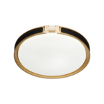 7667/EL COLOR SN 132 Светильник пластик/черн/золот LED 70Вт 3000-6000К D505 IP43 пульт ДУ FAVEMO BLACK
