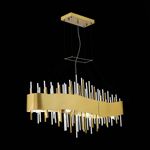 SL1633.213.08 Люстра подвесная ST-Luce Матовое золото/Матовое золото,Прозрачный E14 8*40W