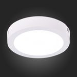 ST112.532.12 Светильник настенно-потолочный Белый LED 1*12W 3000K 715Lm Ra80 120° IP20 D160xH28 90-265V
