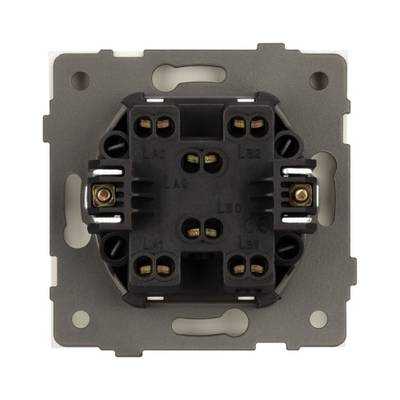 Механизм выключателя одноклавишный перекрёстный SWT-TENDO-MKX1-SFPL-WH (230V, 10A) (Arlight, -)