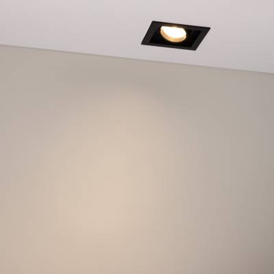 Светильник MS-VORTEX-BUILT-S90x90-12W Warm3000 (BK-BK, 40 deg, 230V) (Arlight, IP20 Металл, 5 лет)