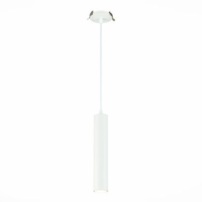 ST151.508.01 Встраиваемый  подвес Белый GU10 1*50W  IP20 D54xH290 220V Без ламп