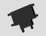 Коннектор T-образный для накладного шинопровода Magnetic Ultra Slim GV1122 BK черный 46*36*6