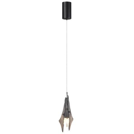 5442/6L L-VISION ODL_EX26 059 черный/дымчатый/металл/стекло/акрил Подвес LED 6W 3000K 633Лм AFALINA
