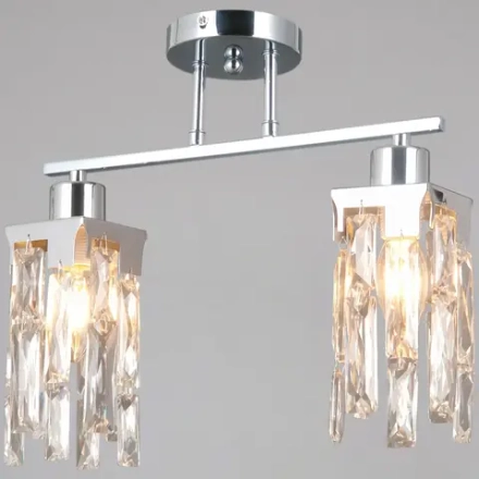 IL3601-2CSQ-26 CR DS светильник потолочный ILLUMICO, E14х2