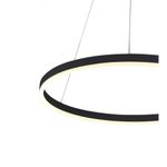 08212,19A(3000K) Подвесной светильник ТОР черный d40 h150 Led 24W (3000K) 2 типа крепления