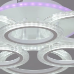 09812-3.3-3+3A WH (RGB) светильник потолочный Reluce, LED
