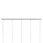 L5PL721134 Подвес пятерной линейный EXTRA 5x3x5W(led) G9  (721134 - 5 + 572164 -1) ХРОМ Lightstar