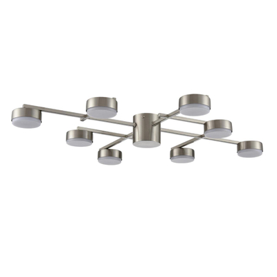 8115/8C COMFI LN26 248 никель, металл Люстра потолочная LED GX53 8*7W 220V DABRA