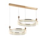 08045-80+60,37 Подвес Риваль французское золото d80+60 L115 h150 Led 99W (3000K)