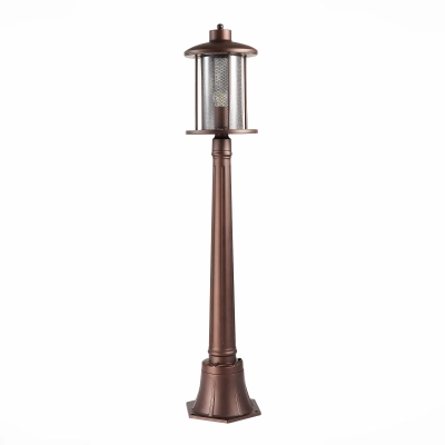 SL080.415.01 Светильник уличный наземный ST-Luce Темный кофе/Прозрачный, Темный кофе E27 1*60W